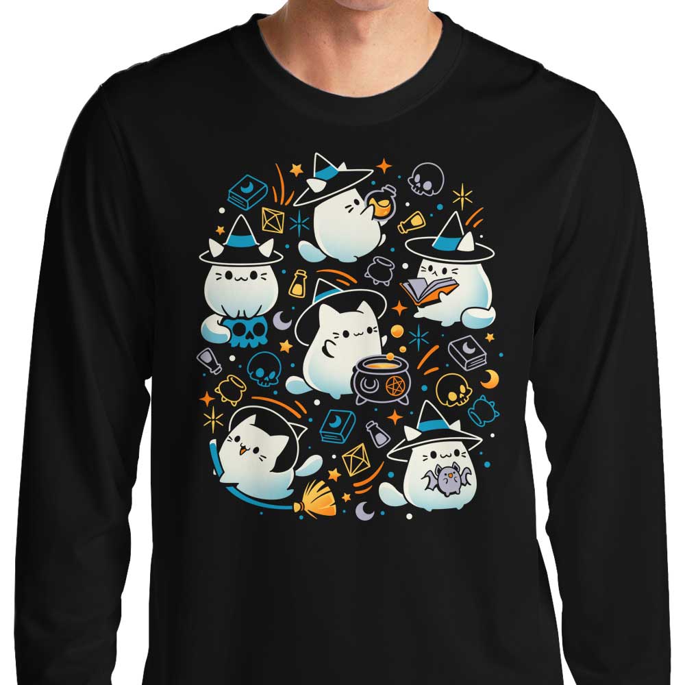 Whiskers and Witchcraft - Long Sleeve T-Shirt