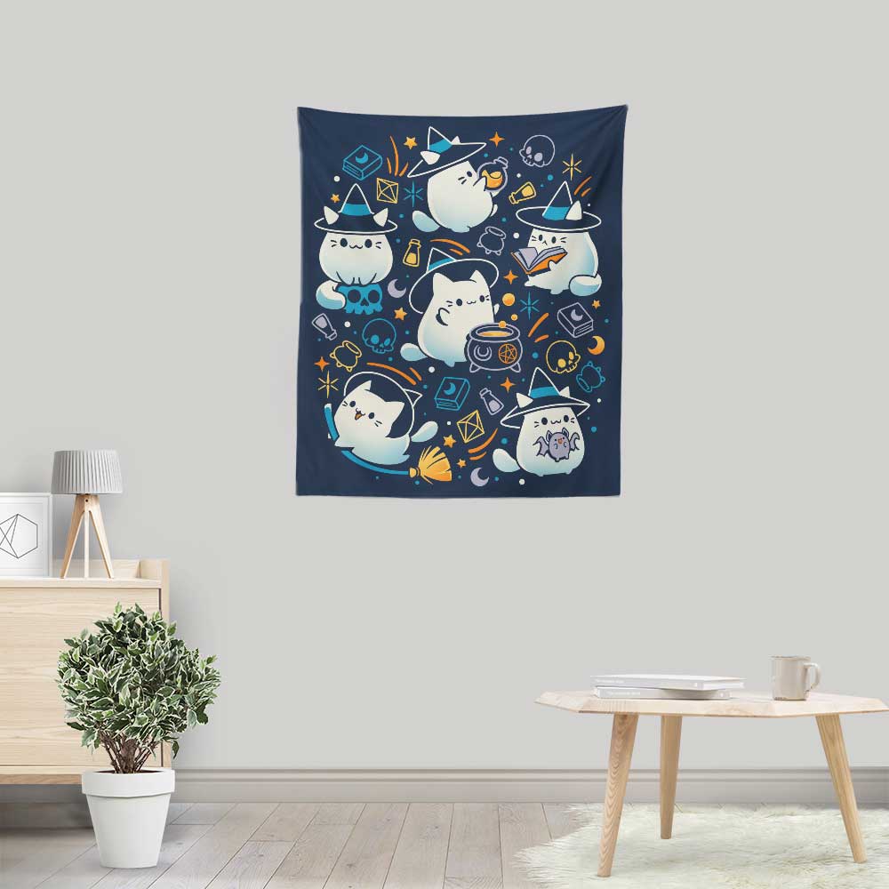 Whiskers and Witchcraft - Wall Tapestry