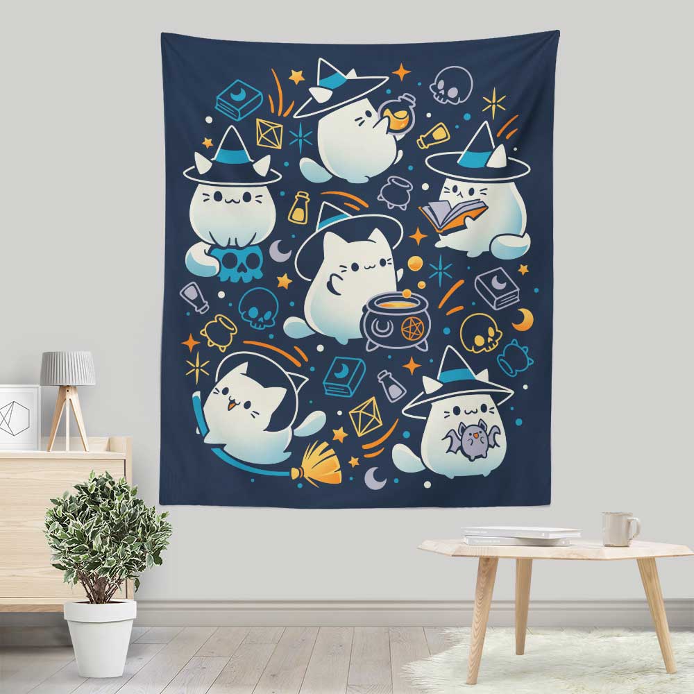 Whiskers and Witchcraft - Wall Tapestry