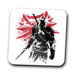 White Wolf Sumi-e - Coasters