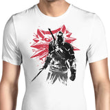 White Wolf Sumi-e - Men's Apparel