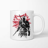 White Wolf Sumi-e - Mug