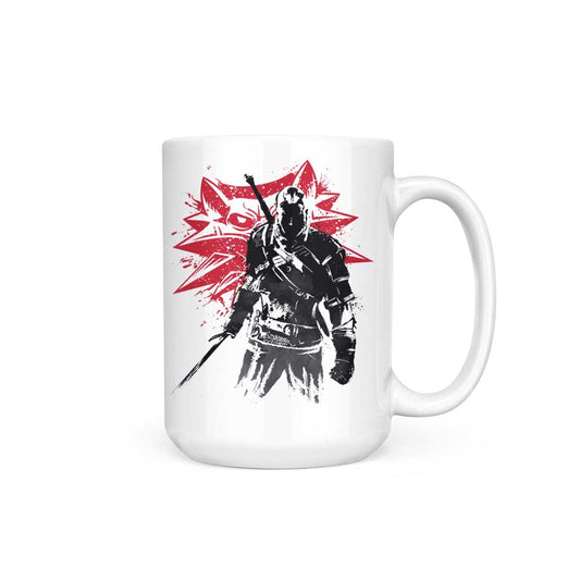 White Wolf Sumi-e - Mug
