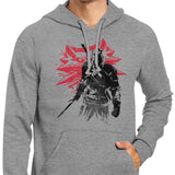 White Wolf Sumi-e - Hoodie