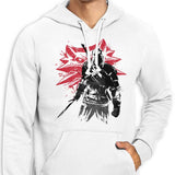 White Wolf Sumi-e - Hoodie