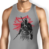 White Wolf Sumi-e - Tank Top