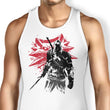 White Wolf Sumi-e - Tank Top