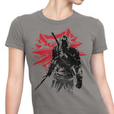 White Wolf Sumi-e - Women's Apparel