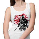 White Wolf Sumi-e - Tank Top