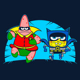 Who Lives In a Batcave Under the Sea? - Throw Pillow