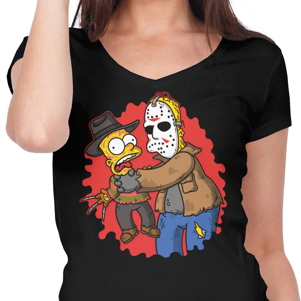Why You Little Freddy - Women's V-Neck