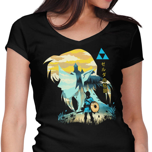 Wild Portrait - Women's V-Neck
