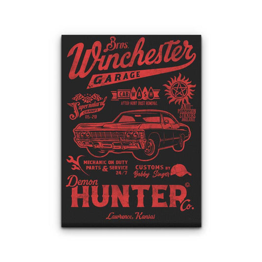 Winchester Garage - Canvas Print