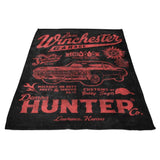 Winchester Garage - Fleece Blanket