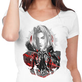 Winged Silhouette - Women's V-Neck