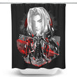 Winged Silhouette - Shower Curtain