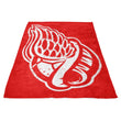 Winged Turtle Shell - Fleece Blanket
