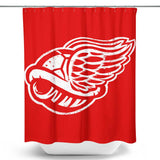 Winged Turtle Shell - Shower Curtain