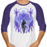Wings of Judgment - 3/4 Sleeve Raglan T-Shirt
