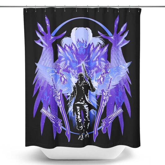 Wings of Judgment - Shower Curtain