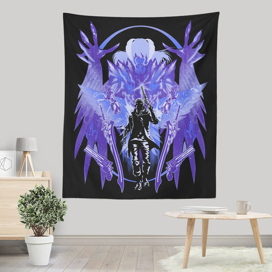 Wings of Judgment - Wall Tapestry