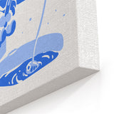 Winter Fishing - Canvas Print