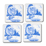 Winter Fishing - Coasters