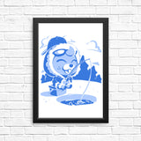 Winter Fishing - Posters & Prints