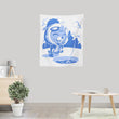 Winter Fishing - Wall Tapestry
