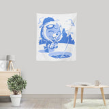 Winter Fishing - Wall Tapestry