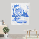 Winter Fishing - Wall Tapestry