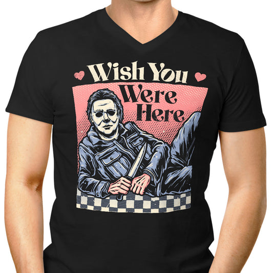 Wish You Were Here - Men's V-Neck