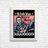 Wish You Were Here - Posters & Prints
