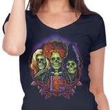 Witches Skulls - Women's V-Neck