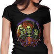 Witches Skulls - Women's V-Neck