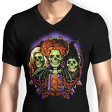 Witches Skulls - Men's V-Neck