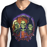 Witches Skulls - Men's V-Neck