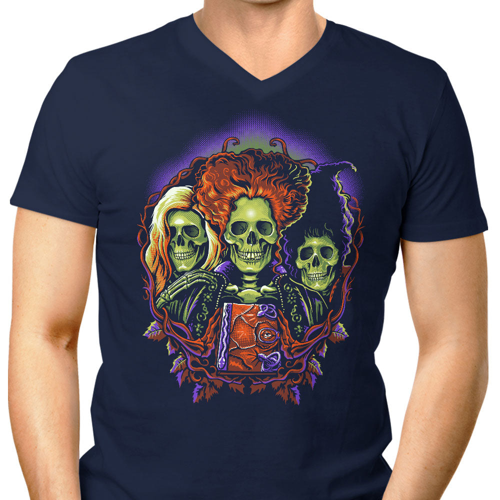 Witches Skulls - Men's V-Neck