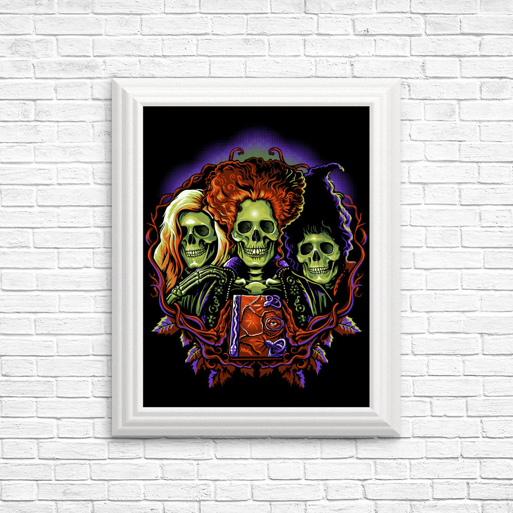 Witches Skulls - Posters & Prints