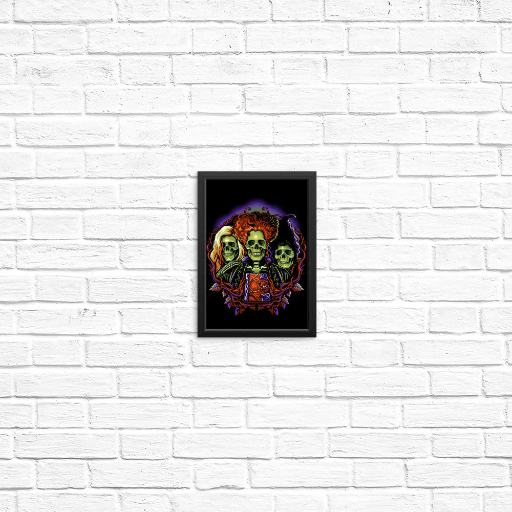 Witches Skulls - Posters & Prints
