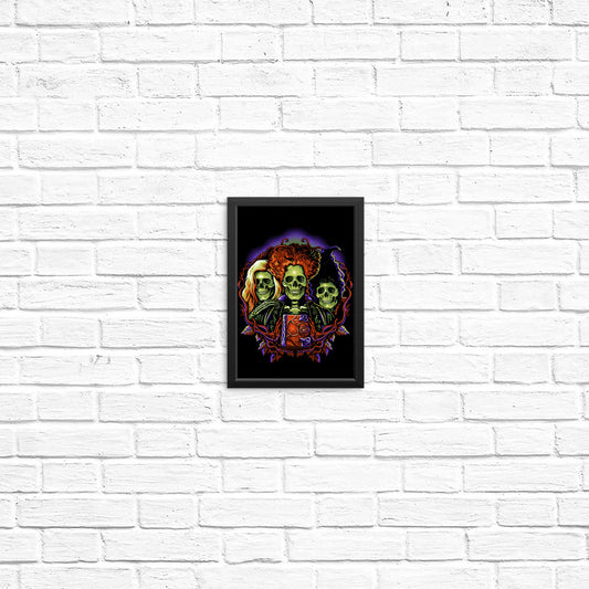 Witches Skulls - Posters & Prints