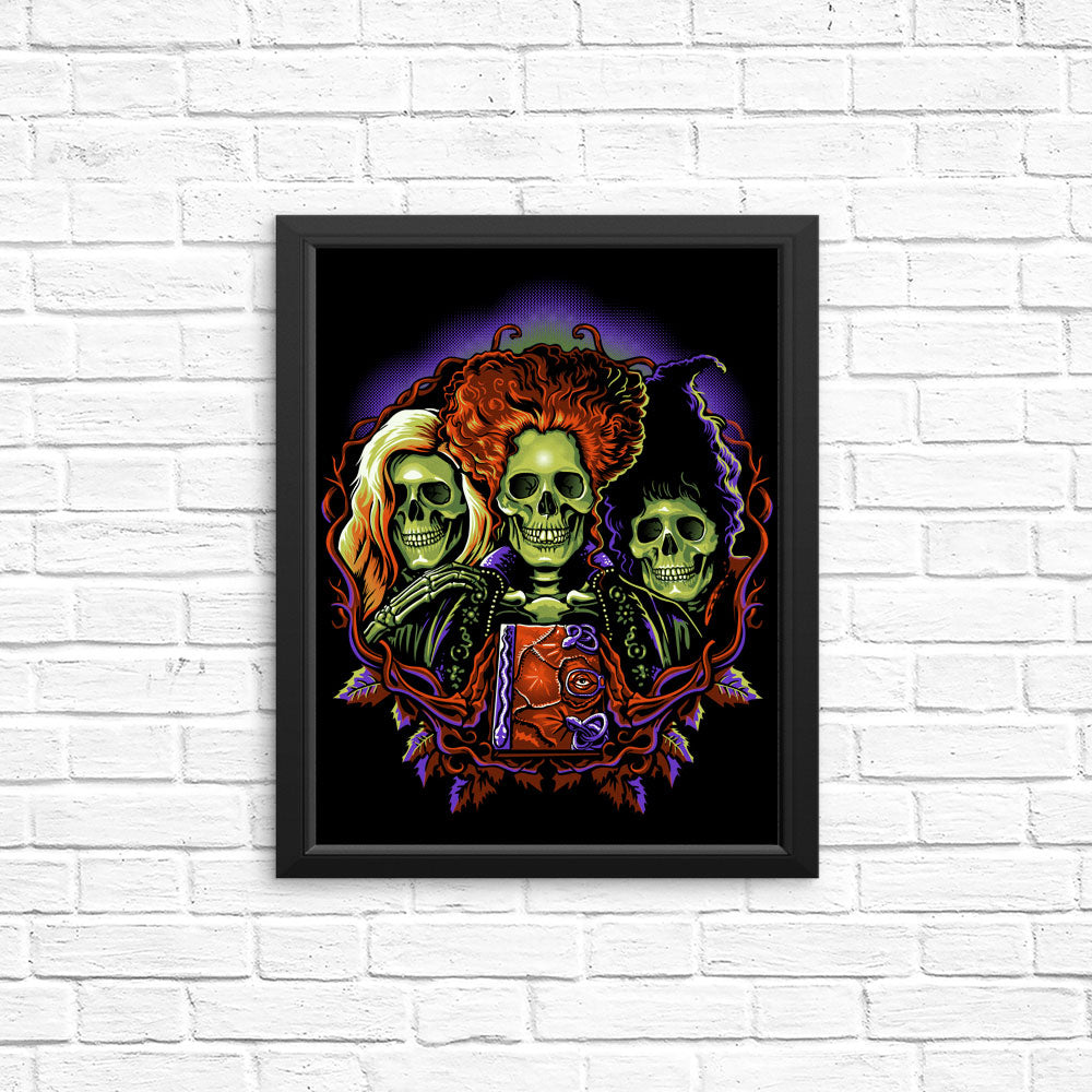 Witches Skulls - Posters & Prints