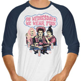 Witches Wear Pink - 3/4 Sleeve Raglan T-Shirt
