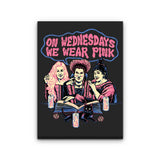 Witches Wear Pink - Canvas Print