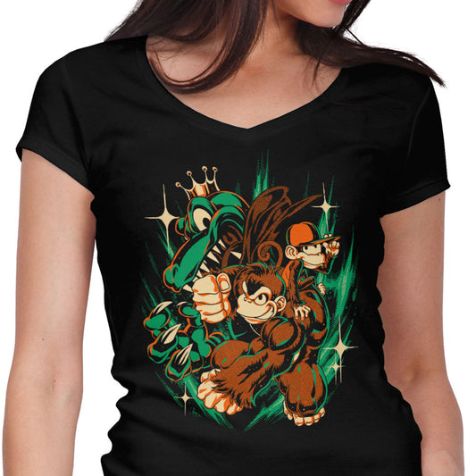 With a Punch Like That - Women's V-Neck