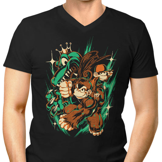 With a Punch Like That - Men's V-Neck
