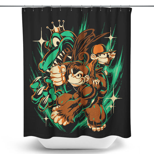 With a Punch Like That - Shower Curtain