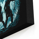 Wolves and Gods - Canvas Print