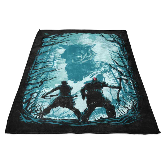 Wolves and Gods - Fleece Blanket