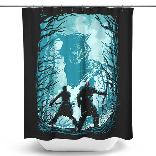 Wolves and Gods - Shower Curtain